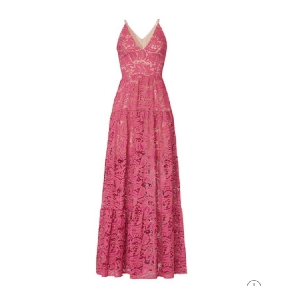 🆕️💥Fuchsia Melina lace Maxi dress